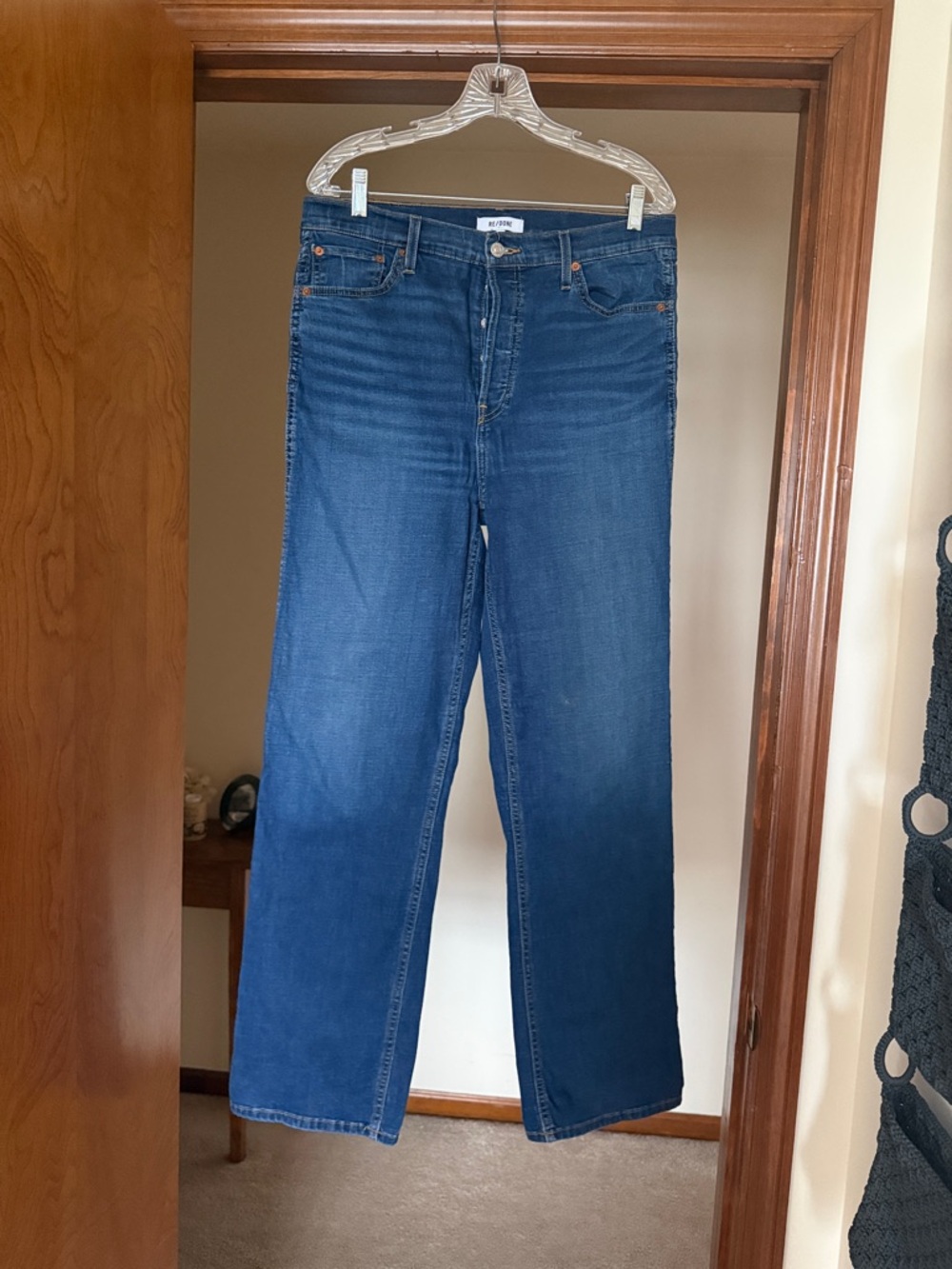 Classic Straight-Leg women’s Jeans in Dark Blue